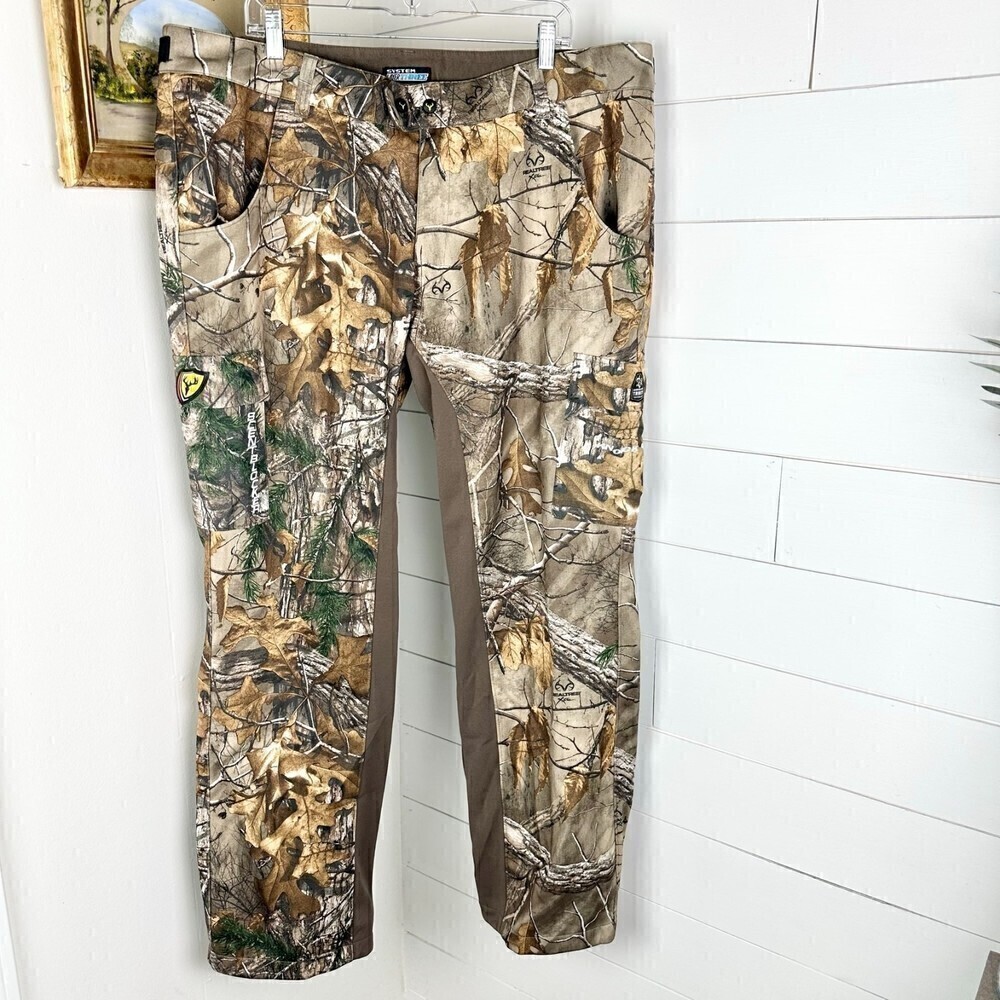 Scent Blocker Trinity System Layer Three Realtree Camo Pants Size 2XL (42x32)